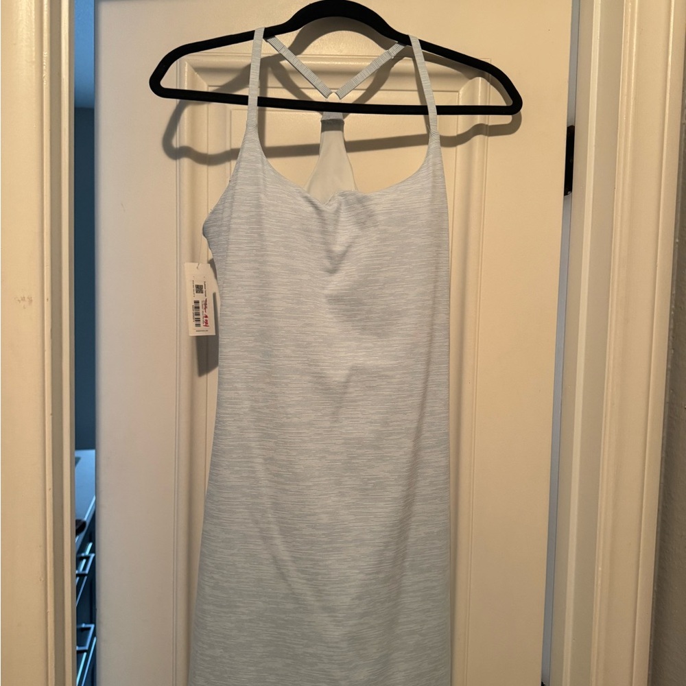 Outdoor Voices Light Blue Strappy Tank Dress
